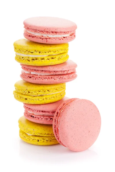 Biscotti macaron colorati — Foto Stock