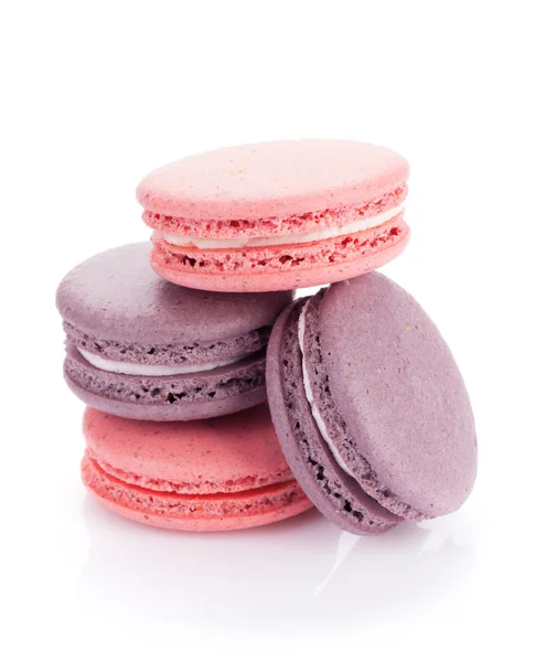 A cookie-k színes macaron — Stock Fotó