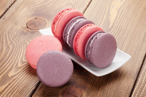 Cookies de macaron colorés — Photo