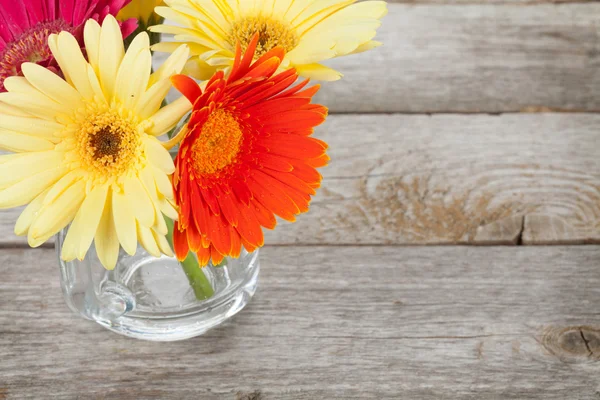 Barevný gerbera květiny — Stock fotografie