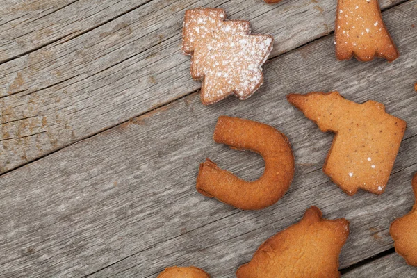 Varias galletas de jengibre — Foto de Stock