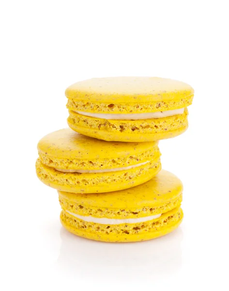 Biscuits au macaron jaune — Photo