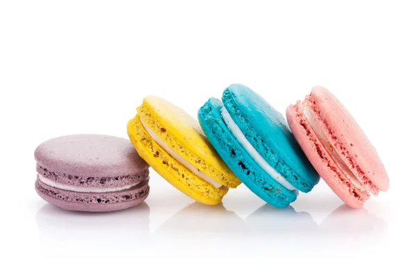 Bunte Macaron-Plätzchen — Stockfoto