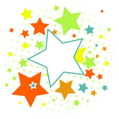 Yıldızlı soyut arkaplan