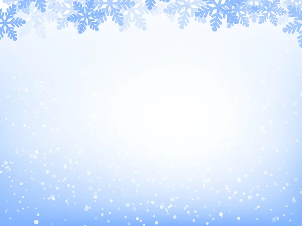 Abstraktní modré vánoční pozadí — Stockový vektor