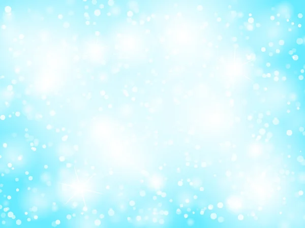 Abstract blue bokeh Kerstmis achtergrond — Stockvector