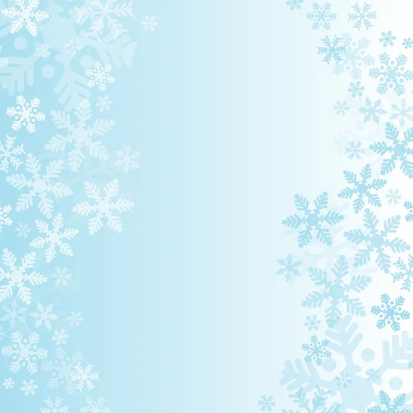 Background with snowflakes — Stock Vector