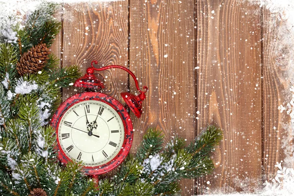 Christmas wooden background — Stock Photo, Image