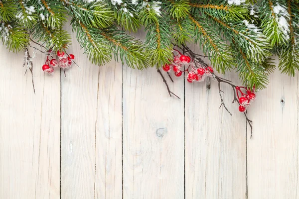 クリスマス木製の背景 — ストック写真