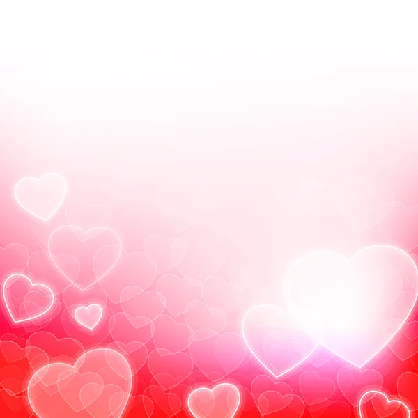 Valentýn pozadí se srdcem — Stockový vektor