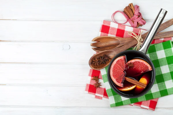 Weihnachtsglühwein — Stockfoto