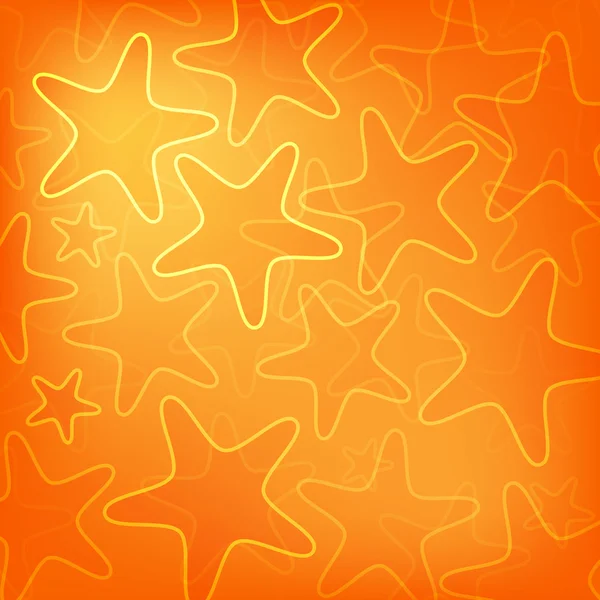 Abstract glowing stars background — Stock Vector