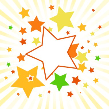 Yıldızlı soyut arkaplan