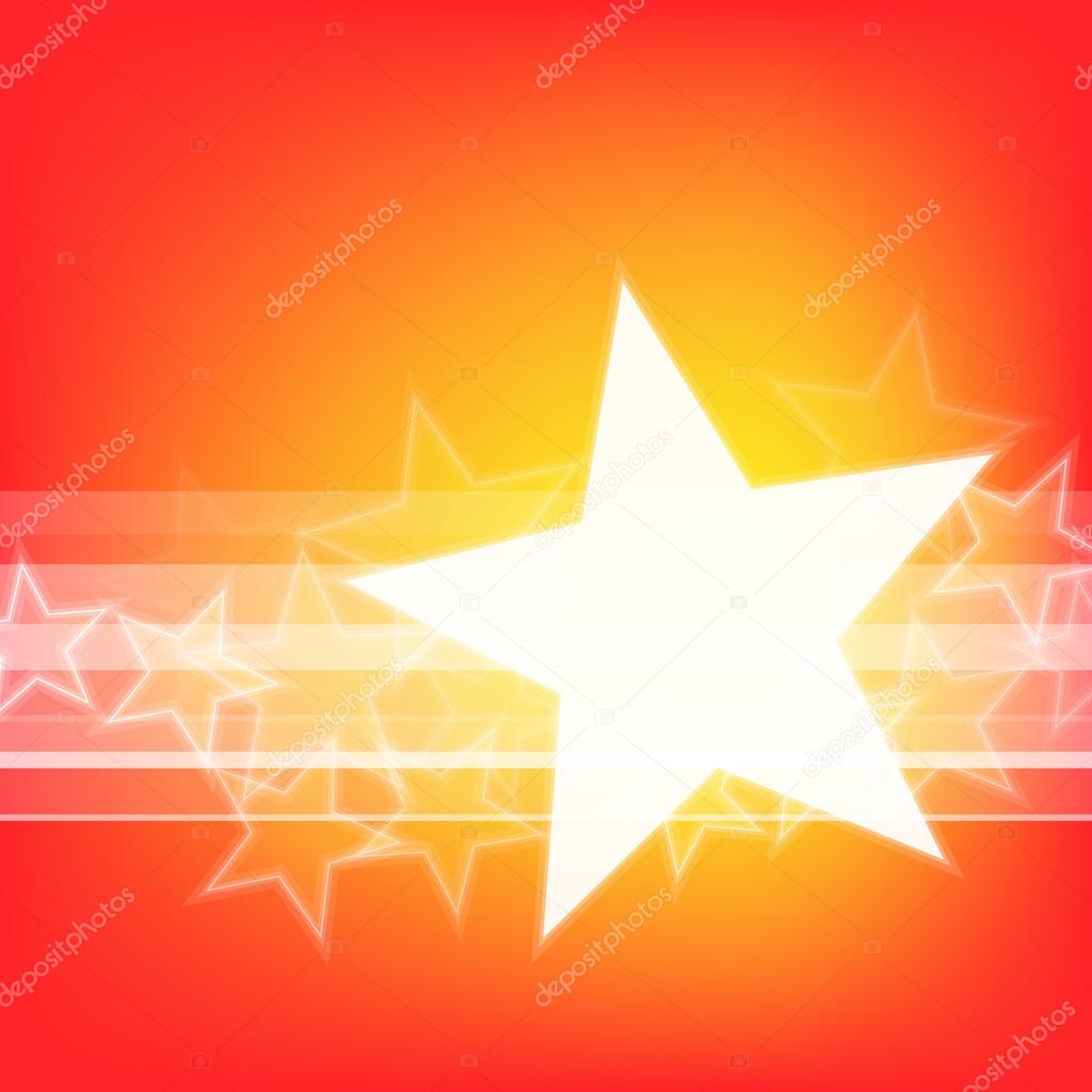 Abstract glowing stars colorful background