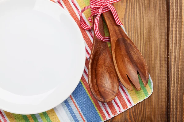 Wood kitchen utensils — Stock Photo, Image