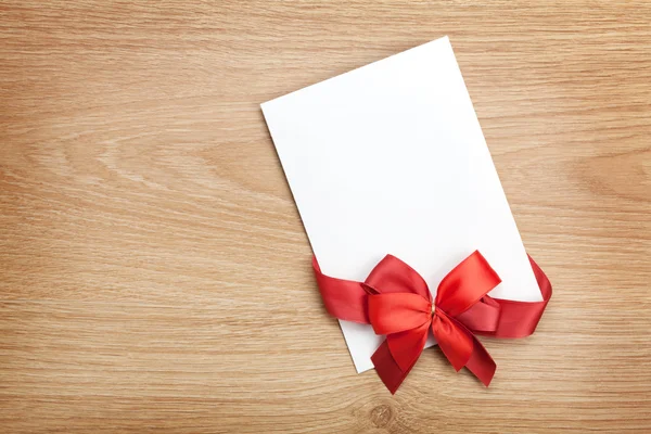 Blank valentine's greeting card — Stock Photo, Image