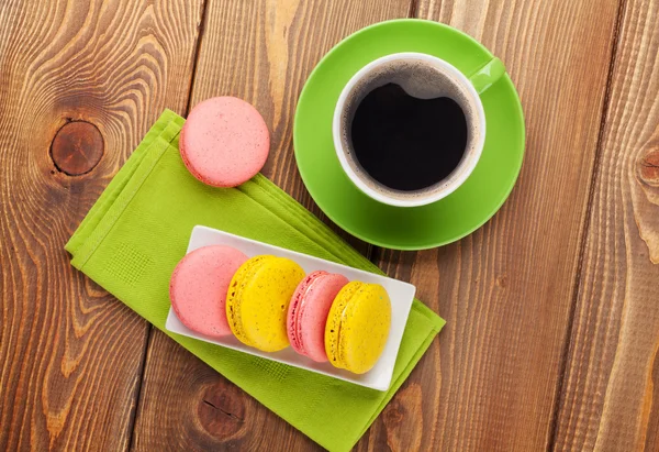 Renkli macaron kurabiye — Stok fotoğraf