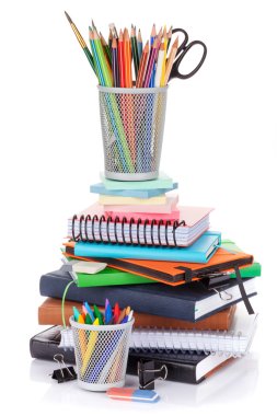 School and office supplies clipart