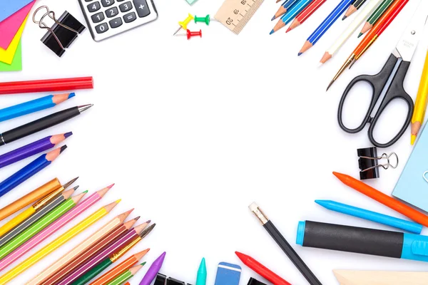 Materiale scolastico e per ufficio — Foto Stock