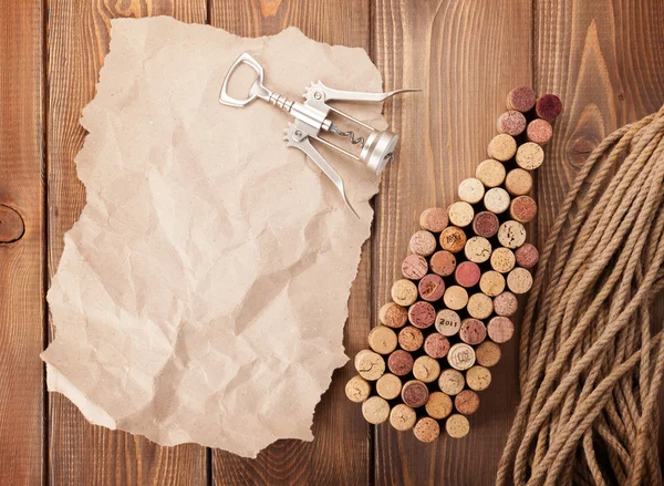 Wine bottle shaped corks — Stock Photo, Image