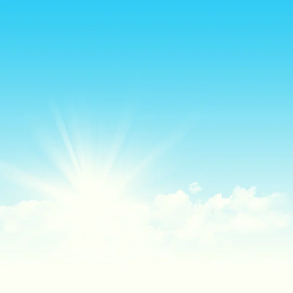 Blauer Himmel und Wolken Hintergrund — Stockfoto