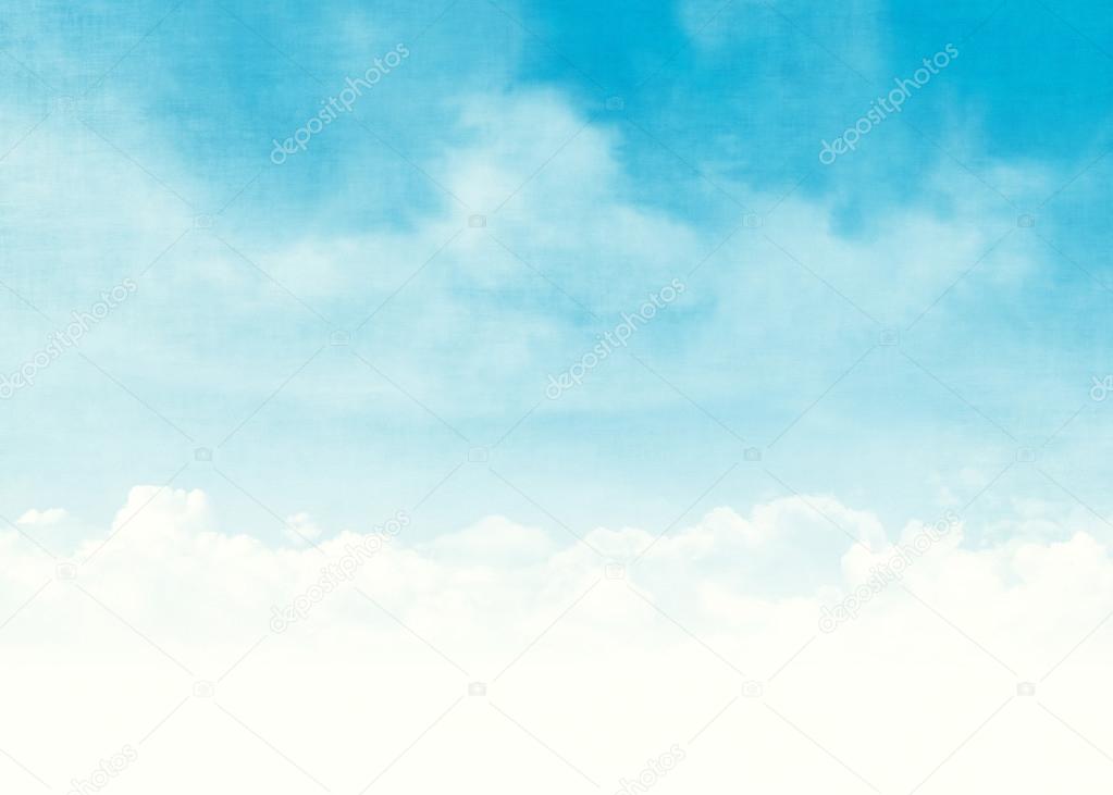 Blue sky and clouds background