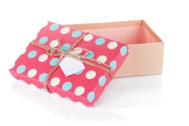 Retro tarzı hediye kutusu