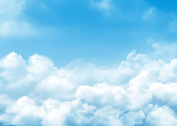 Blue sky and clouds background — Stock Photo, Image