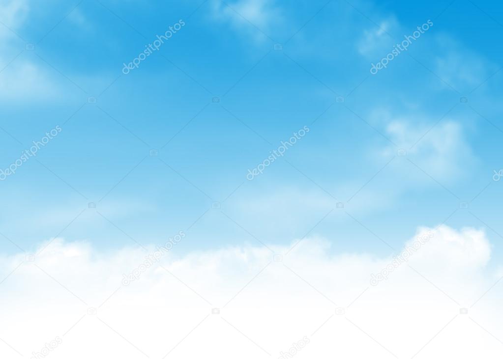 Blue sky and clouds background