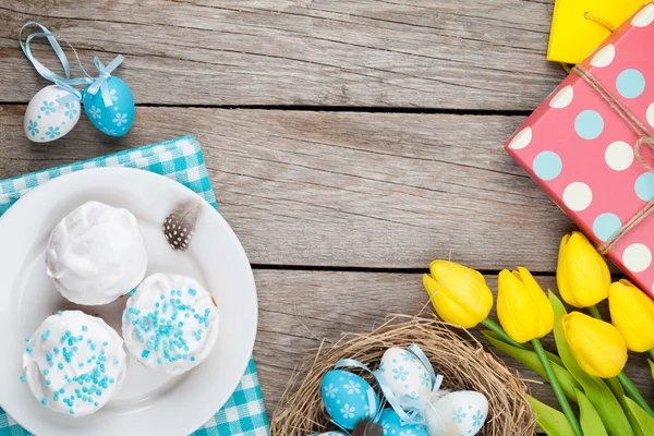 Easter composition with decorations — Stock Photo, Image