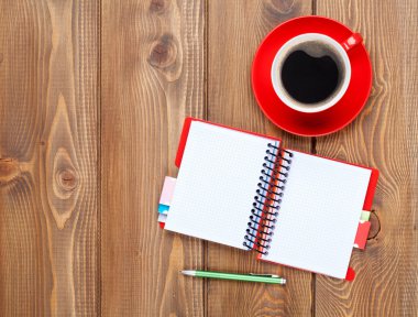 Ofis resepsiyon masası kahve ile