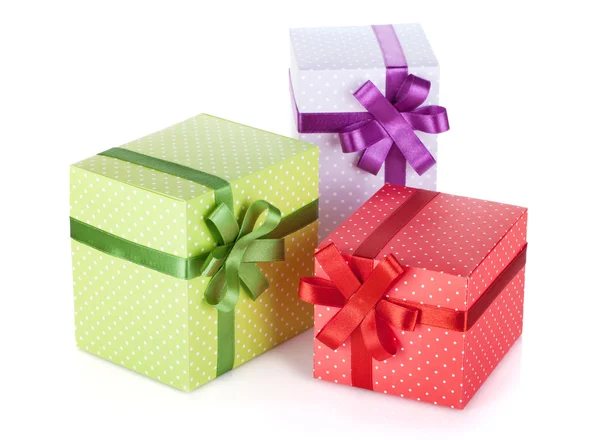 Colorful gift boxes — Stock Photo, Image