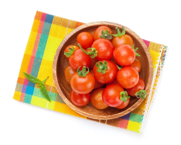 Fresh farmers cherry tomatoes — Stock Photo, Image