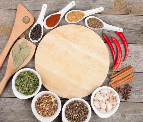 Herbs and spices set — Stock Photo, Image