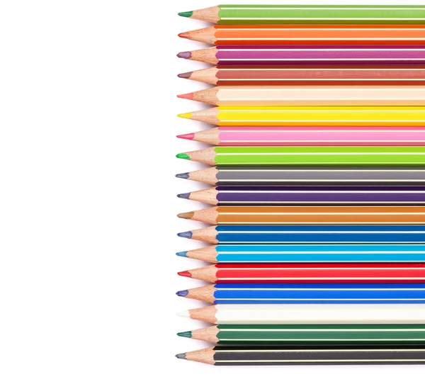 Colorful pencils background — Stock Photo, Image