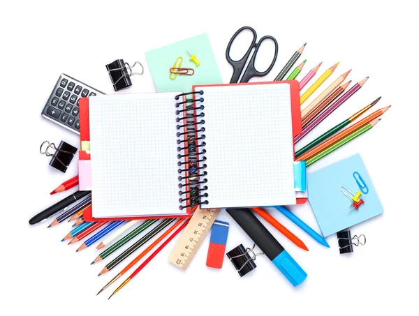 Materiale scolastico e per ufficio — Foto Stock