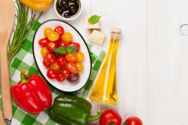İtalyan gıda maddeleri yemek