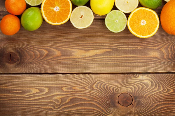 Citrus fruits with background — Stock Photo, Image