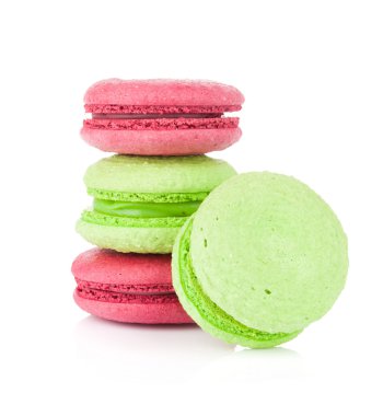 Renkli tatlı macarons