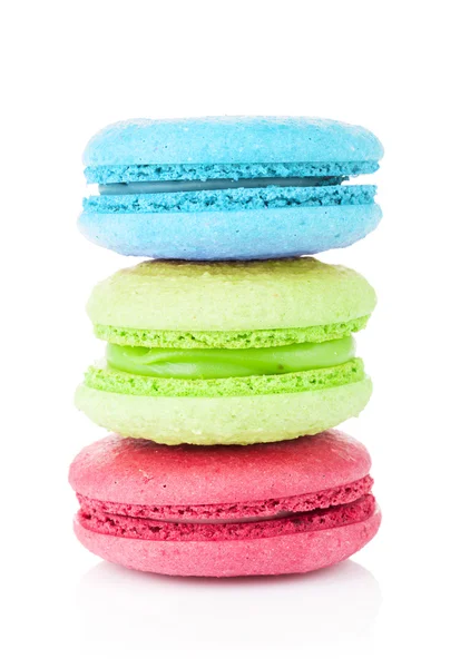 Macarons saporiti variopinti — Foto Stock