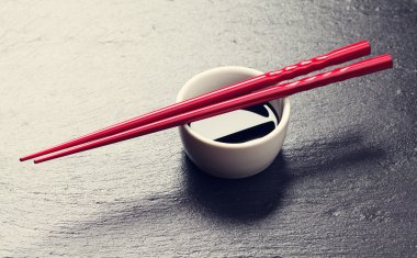 Japon suşi yemek çubukları