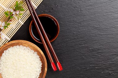Japon suşi yemek çubukları