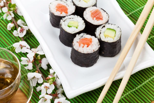 Conjunto de sushi maki — Fotografia de Stock