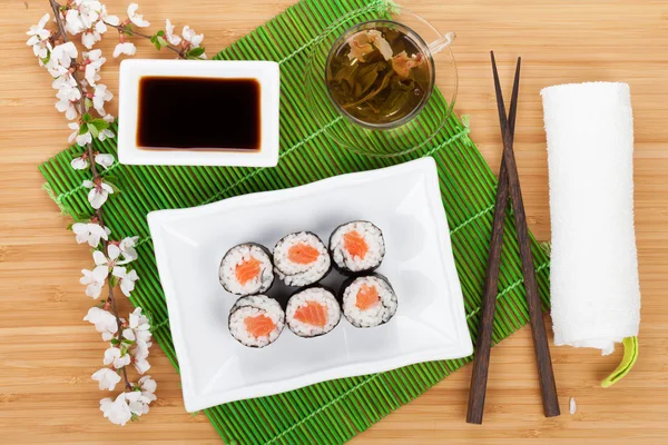 Zestaw sushi maki — Zdjęcie stockowe