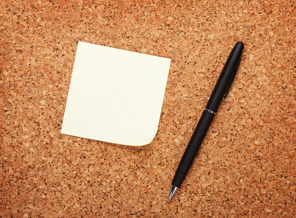 Blank postit note — Stock Photo, Image