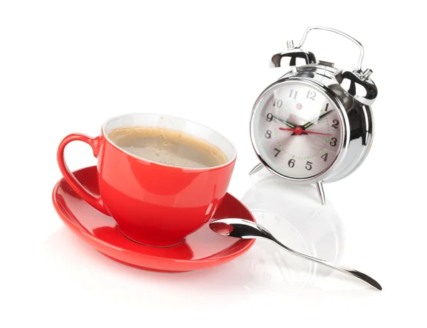 's ochtends koffie tijd — Stockfoto