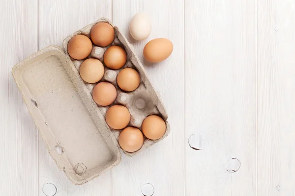 Cardboard egg box — Stock Photo, Image