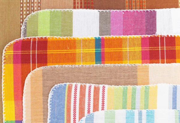 Colorful kitchen towels — Stock Photo, Image