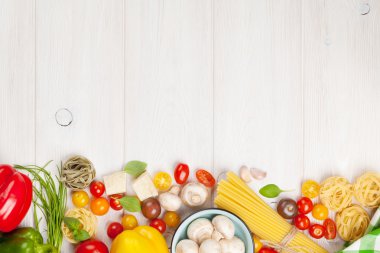 İtalyan gıda maddeleri yemek