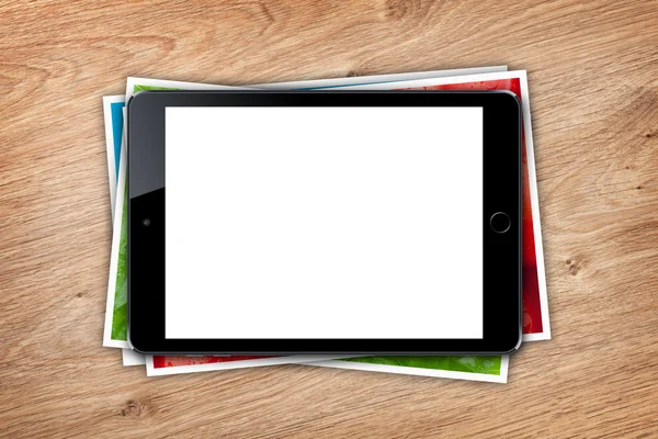 Tableta con pantalla en blanco —  Fotos de Stock